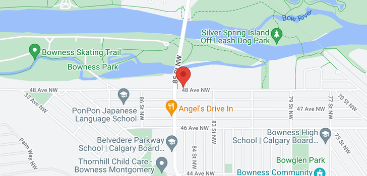 map of 9 8544 48 Avenue NW